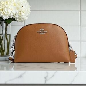 Coach Madi Crossbody Purse in Light Saddle Leather CR348